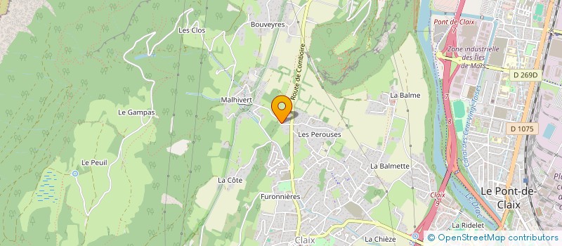 localisation de l'entreprise SCI VET FONTAINE  CLAIX