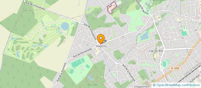 localisation de l'entreprise SCI VET IGNES  PESSAC