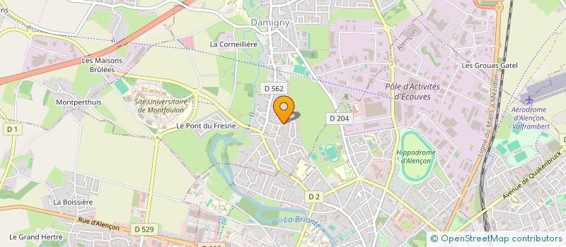 localisation de l'entreprise SCI VET.RAUX à DAMIGNY