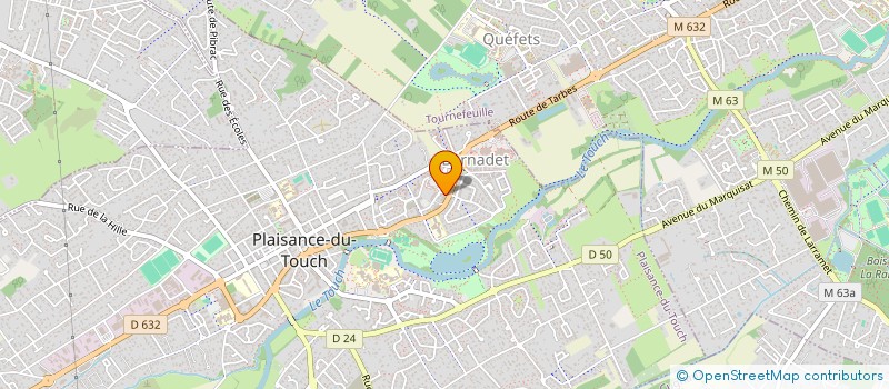 localisation de l'entreprise SCI VET RIVIERE  PLAISANCE-DU-TOUCH