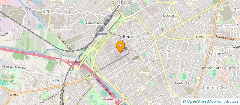 localisation de l'entreprise SCI VETEO  REIMS