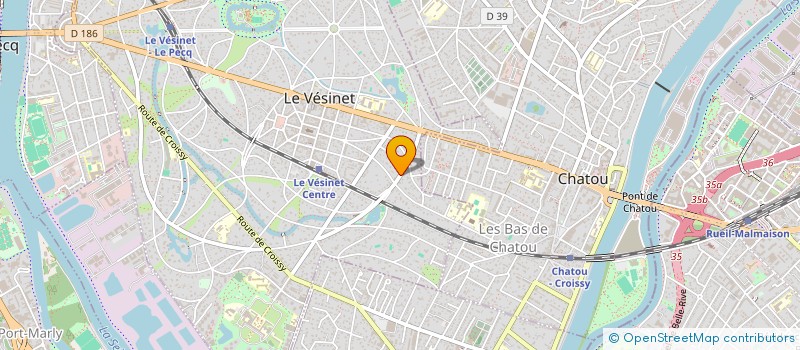 localisation de l'entreprise SCI VETERIC  LE VESINET