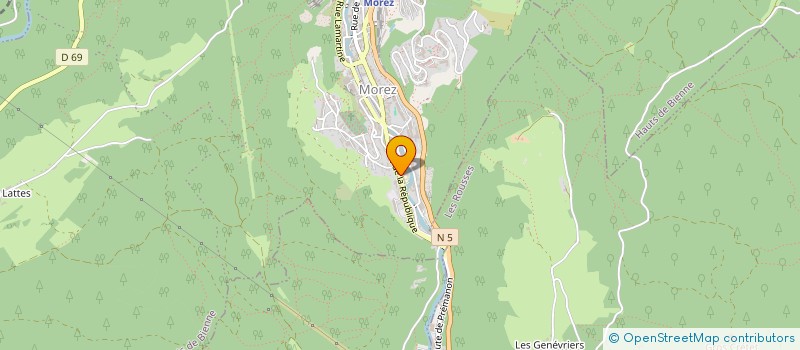 localisation de l'entreprise SCI VETERINAIRE  HAUTS DE BIENNE