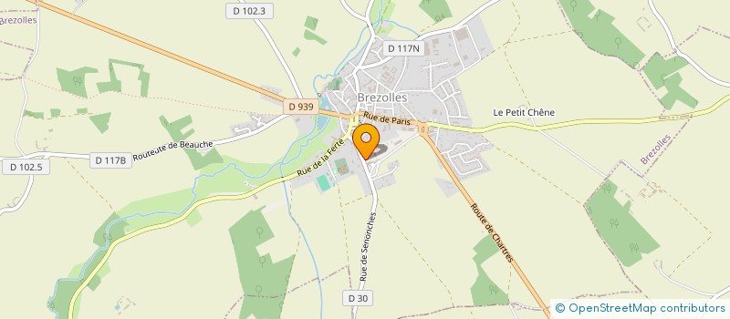 localisation de l'entreprise SCI VETERINAIRE DE BREZOLLES à BREZOLLES
