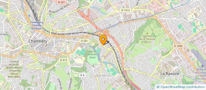 localisation de l'entreprise SCI VETERINAIRE DE L'ALBANNE  BARBERAZ