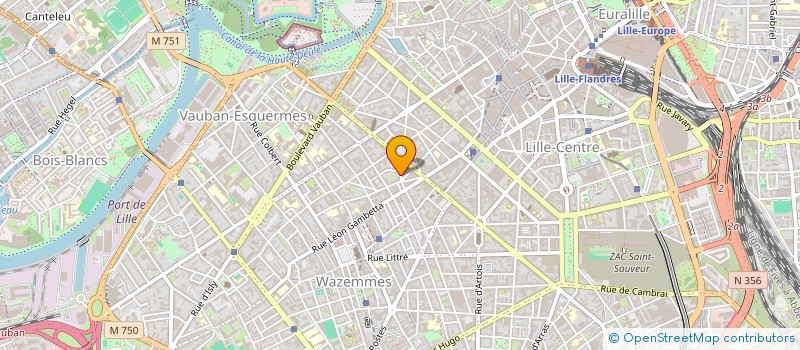 localisation de l'entreprise SCI VETERINAIRE DES QUAIS à LILLE