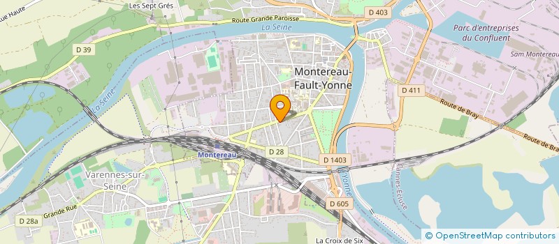 localisation de l'entreprise SCI VETERINAIRE MONTEROLAISE à MONTEREAU-FAULT-YONNE