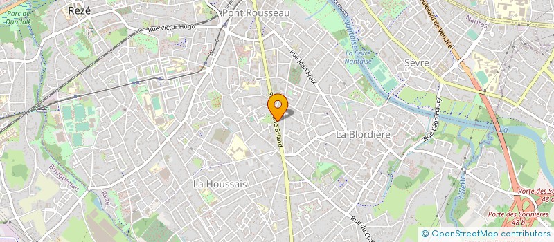 localisation de l'entreprise SCI VETERINAIRE SAINT PAUL  REZE