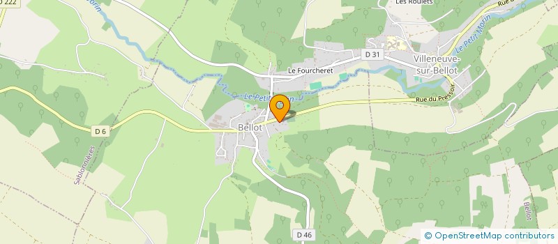 localisation de l'entreprise SCI VETERINAIRES DE LA BRIE à BELLOT