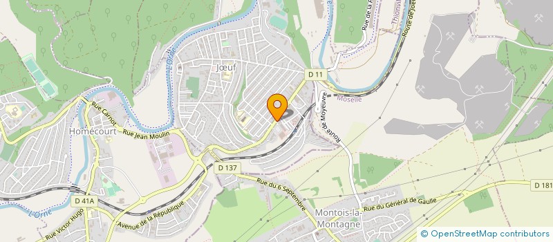 localisation de l'entreprise SCI VETERINAIRES FRANCHEPRE  JUF