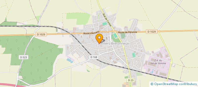 localisation de l'entreprise SCI VETEVIL à VILLERS-BRETONNEUX