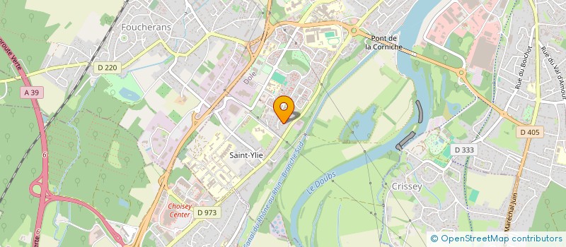 localisation de l'entreprise SCI VETHA à DOLE