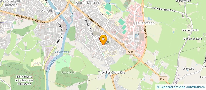 localisation de l'entreprise SCI VETILLARD à LAVAL
