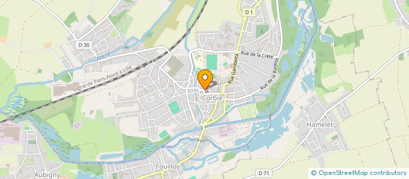 localisation de l'entreprise SCI VETIMMO à CORBIE