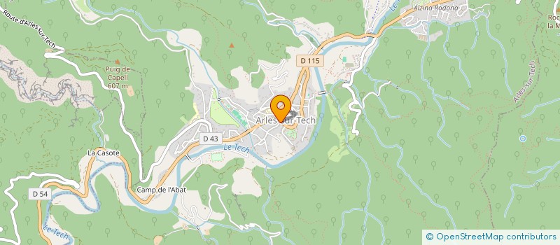 localisation de l'entreprise SCI VETIMMO DMG  ARLES-SUR-TECH