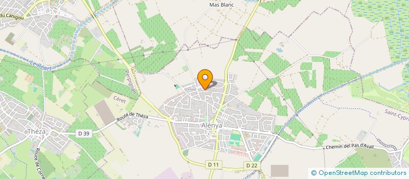 localisation de l'entreprise SCI VETINOV  ELNE