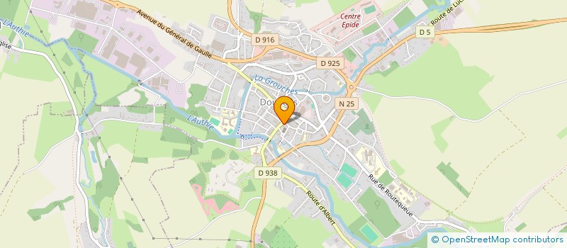 localisation de l'entreprise SCI VETIVERT  DOULLENS