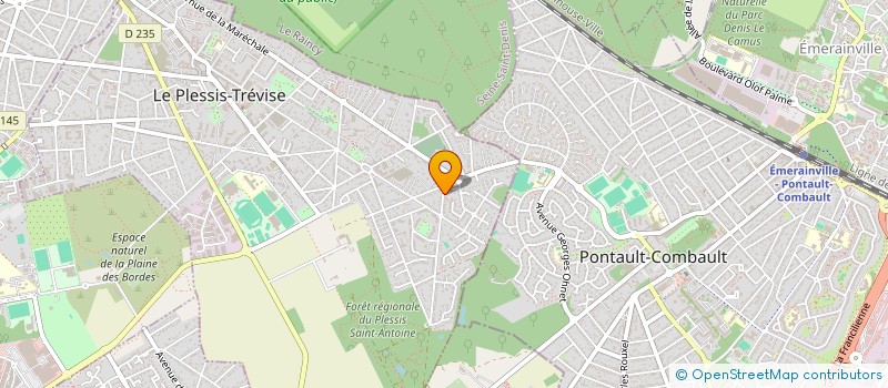 localisation de l'entreprise SCI VETO 2011  LE PLESSIS-TREVISE