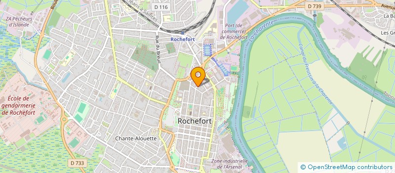 localisation de l'entreprise SCI VETO CHANZY  ROCHEFORT