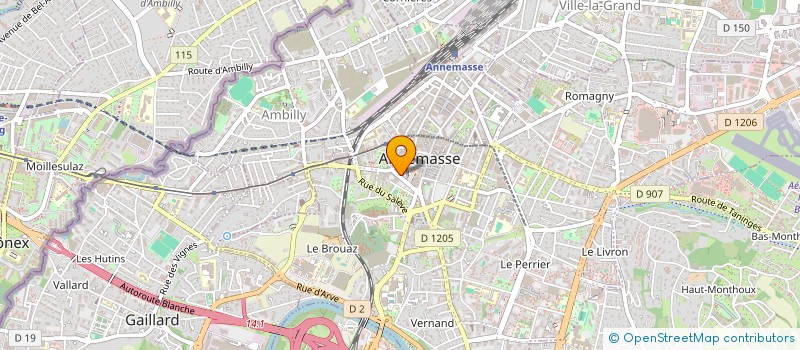 localisation de l'entreprise SCI VETO EUROPE à ANNEMASSE