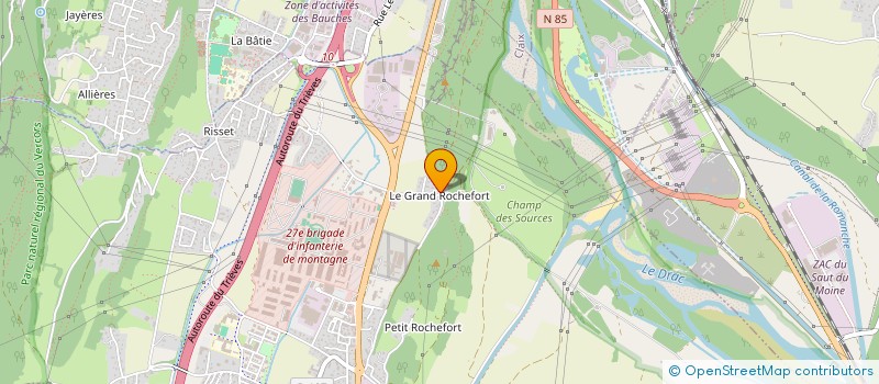 localisation de l'entreprise SCI VETO GIROURE à VARCES-ALLIERES-ET-RISSET