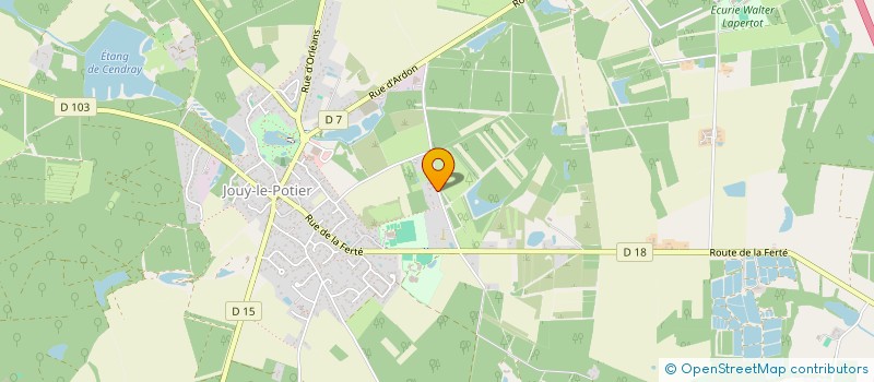 localisation de l'entreprise SCI VETO NAJO à JOUY-LE-POTIER