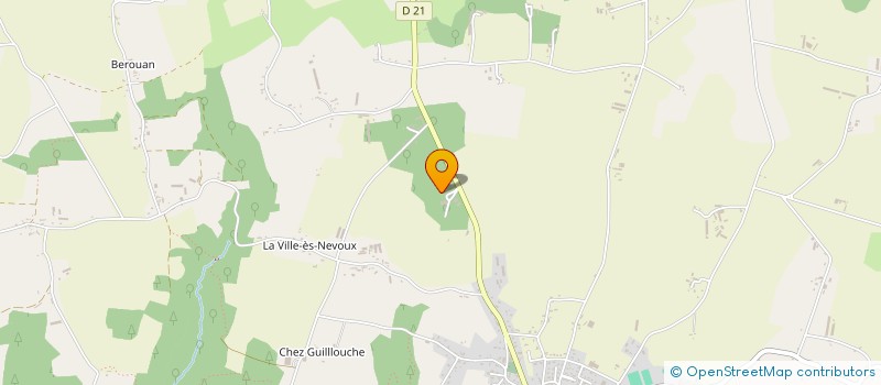 localisation de l'entreprise SCI VETO PENHOET  CADEN