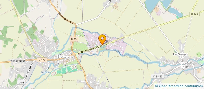 localisation de l'entreprise SCI VETO SEILLE  BLETTERANS