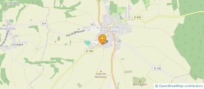 localisation de l'entreprise SCI VETODEP à COURSON-LES-CARRIERES