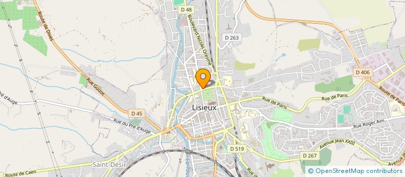 localisation de l'entreprise SCI VETOIS-TAMISIER à LISIEUX