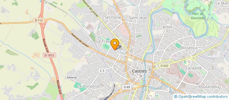 localisation de l'entreprise SCI VETOJO  CASTRES