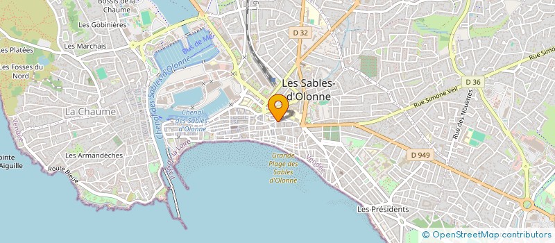 localisation de l'entreprise SCI VETOLONNE à LES SABLES D'OLONNE