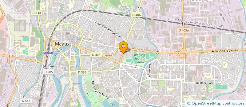 localisation de l'entreprise SCI VETOMO à MEAUX