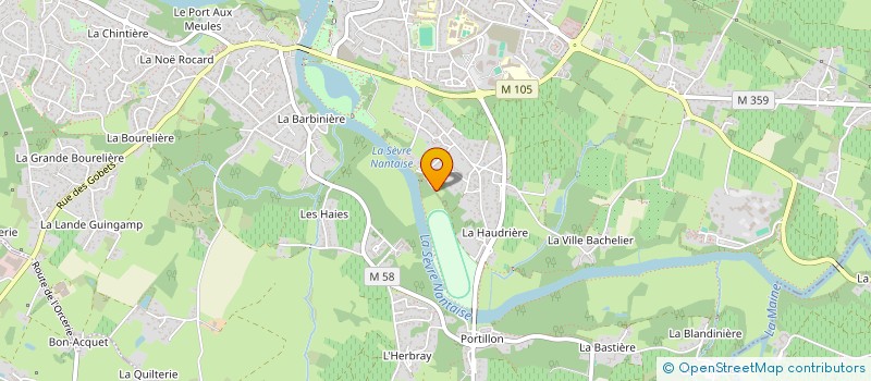 localisation de l'entreprise SCI VETOS CONSULTANTS  VERTOU