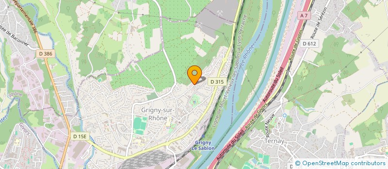 localisation de l'entreprise SCI VETOSTEO-LOEB  GRIGNY