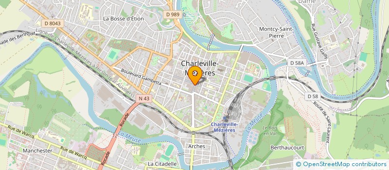 localisation de l'entreprise SCI VETOUT à CHARLEVILLE-MEZIERES