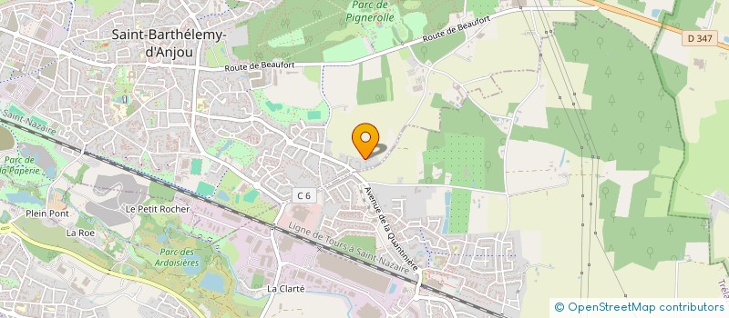 localisation de l'entreprise SCI VETREF  SAINT-BARTHELEMY-D ANJOU