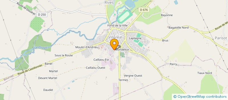 localisation de l'entreprise SCI VETRHEAL  VILLEREAL