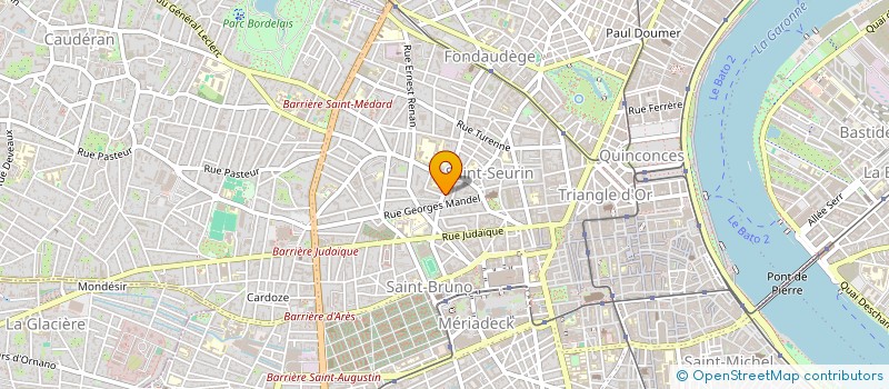 localisation de l'entreprise SCI VETRICELLA  BORDEAUX