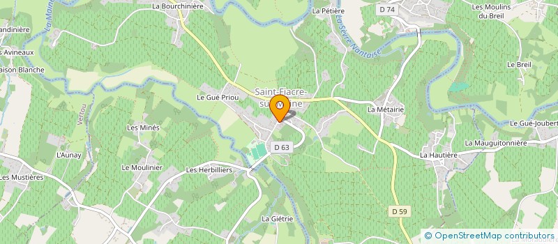 localisation de l'entreprise SCI VETTE  SAINT-FIACRE-SUR-MAINE