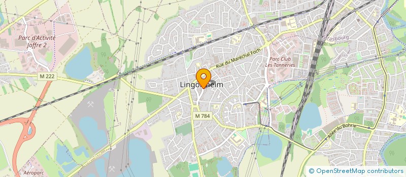 localisation de l'entreprise SCI VETTER  LINGOLSHEIM