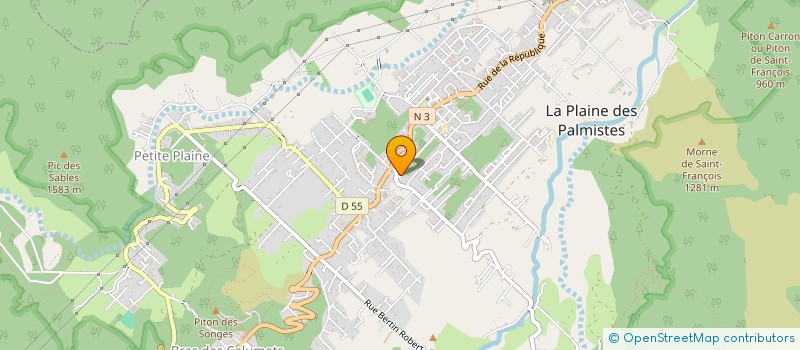 localisation de l'entreprise SCI VETYVER à LA PLAINE-DES-PALMISTES