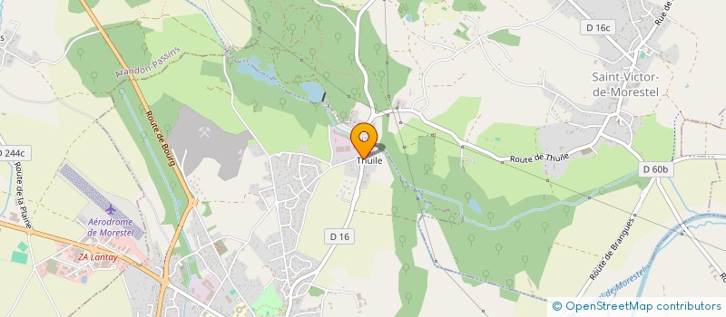 localisation de l'entreprise SCI VEVE  SAINT-VICTOR-DE-MORESTEL