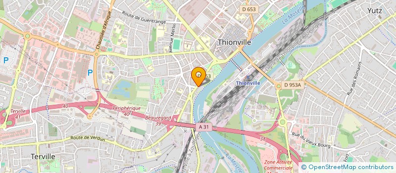 localisation de l'entreprise SCI VEWA à THIONVILLE