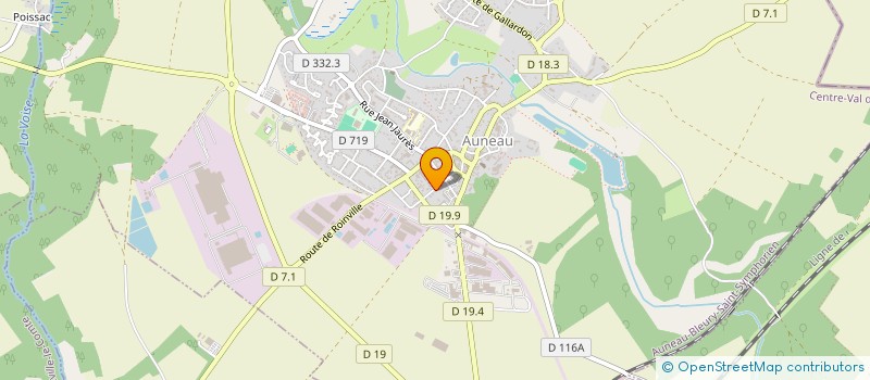 localisation de l'entreprise SCI VEXA à AUNEAU-BLEURY-SAINT-SYMPHORIEN