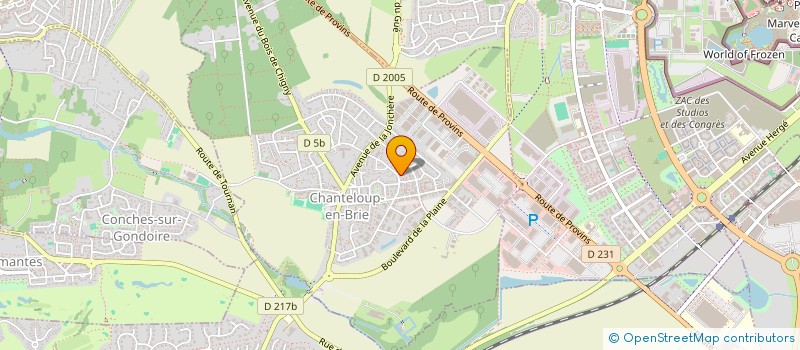 localisation de l'entreprise SCI VEXLER  CHANTELOUP-EN-BRIE