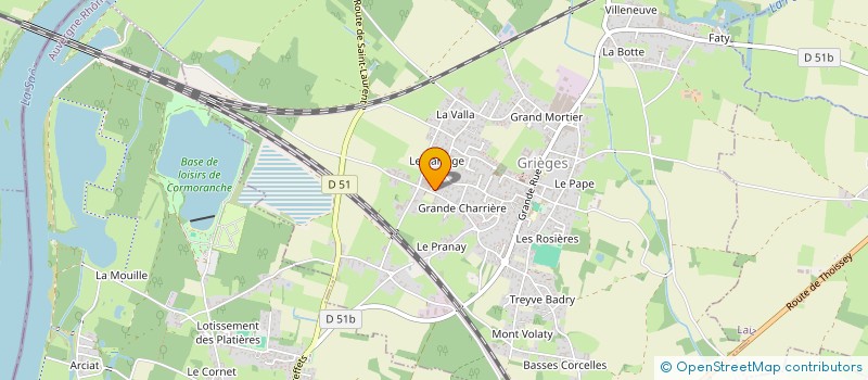 localisation de l'entreprise SCI VEYLE FLEURS REPLONGES  GRIEGES