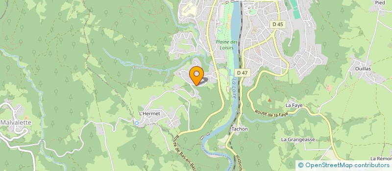 localisation de l'entreprise SCI VEYRAC  AUREC-SUR-LOIRE