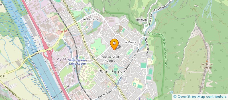 localisation de l'entreprise SCI VEYRIER JCFA  SAINT-EGREVE