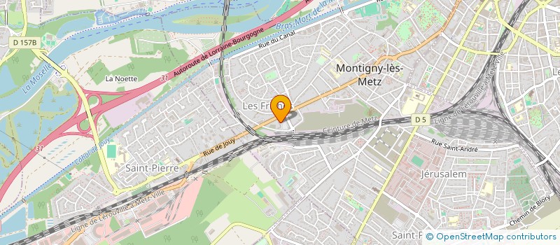 localisation de l'entreprise SCI VEYS DE BUCAILLE à MONTIGNY-LES-METZ
